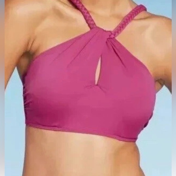 Shade & Shore Swim NwT Fuchsia Top Size 38D - Picture 2 of 8